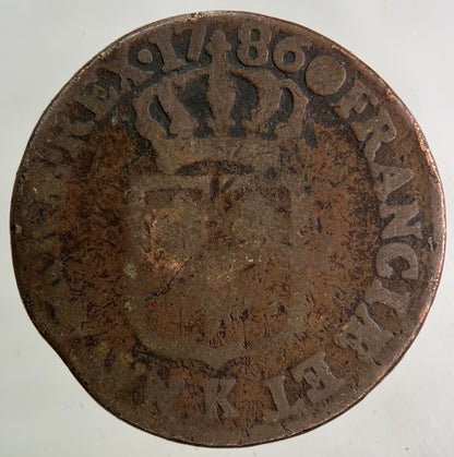 1786 France 1 Sol Coin | Collectable Grade