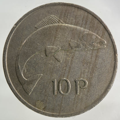 1975 Irish 10p Ten - Pence Coin | Fine Collectable Grade