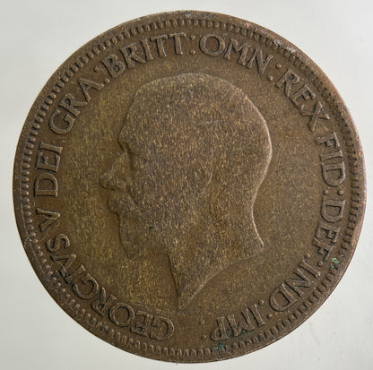1929 George V Half - Penny Coin | Collectable Grade