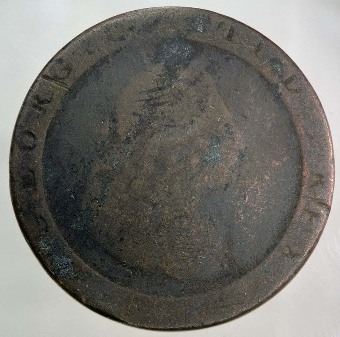 1797 George III 3rd Cartwheel One Penny Coin | Fair Grade