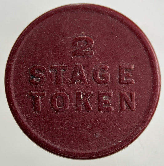 Glasgow Corporation Tramways 2 Stage Token Coin | Fine Collectable Grade