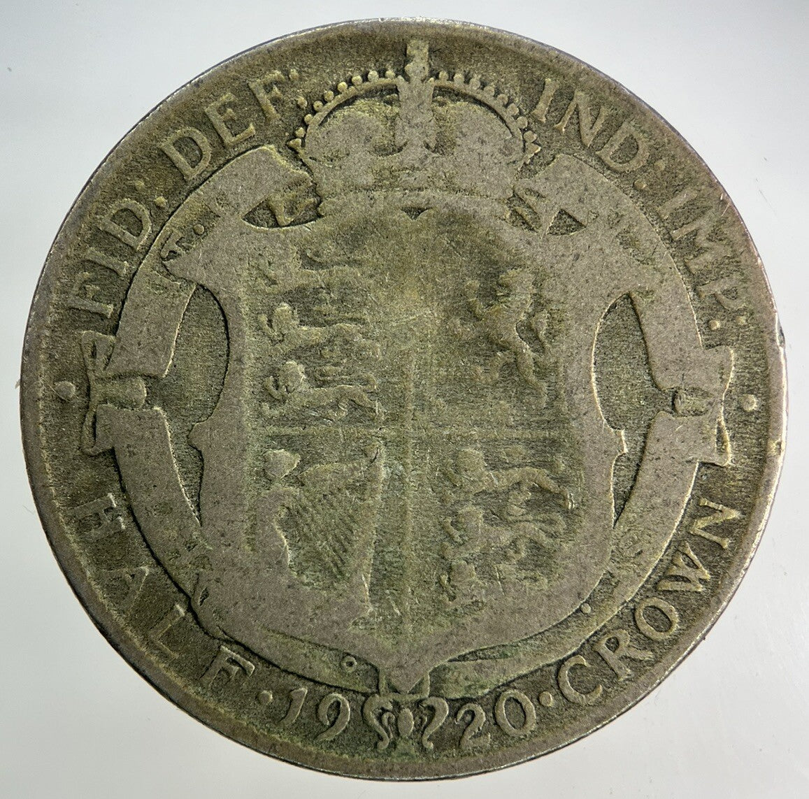 1920 George V Half - Crown Silver Coin | Collectable Grade