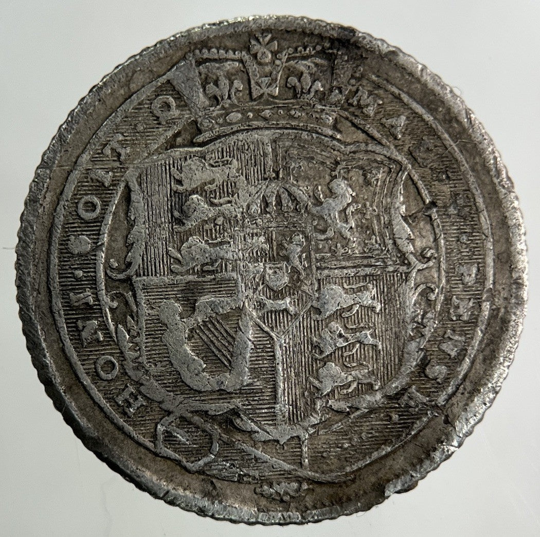 1819 George III 3rd Sixpence Silver Coin | Collectable Grade