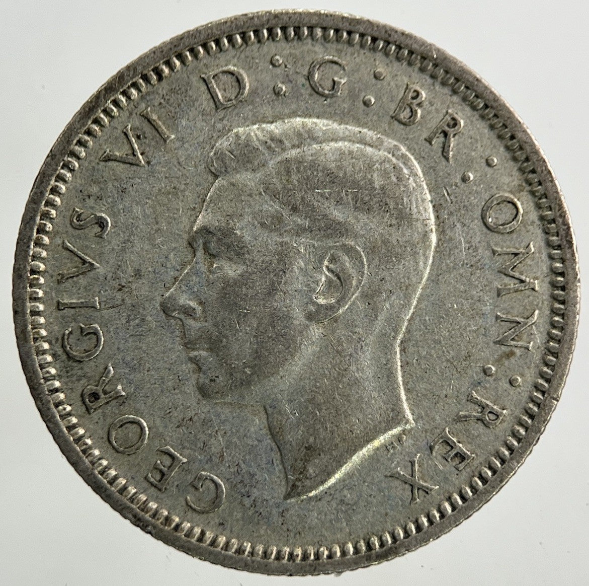 1945 George VI Sixpence Silver Coin | Fine Collectable Grade