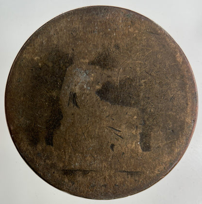 British Victoria One Penny Coin | Worn Grade