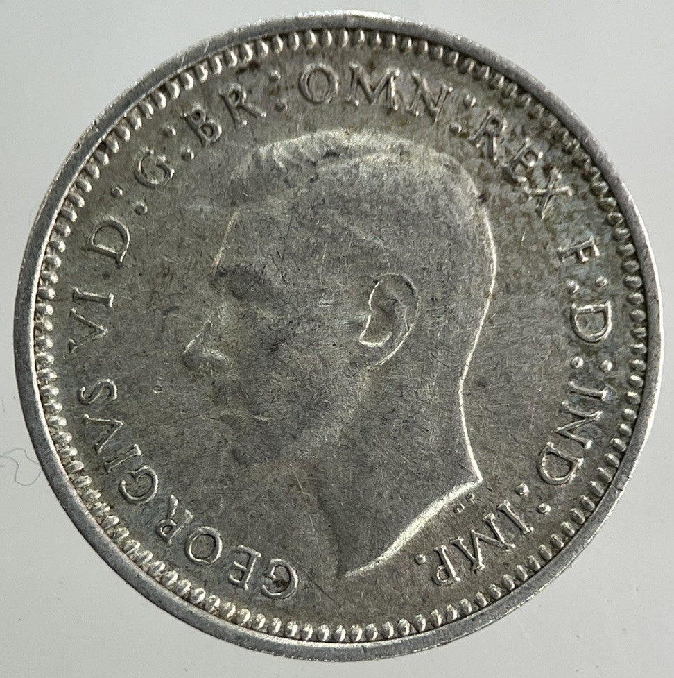 1943 - D Australia Threepence Silver Coin | Fine Collectable Grade