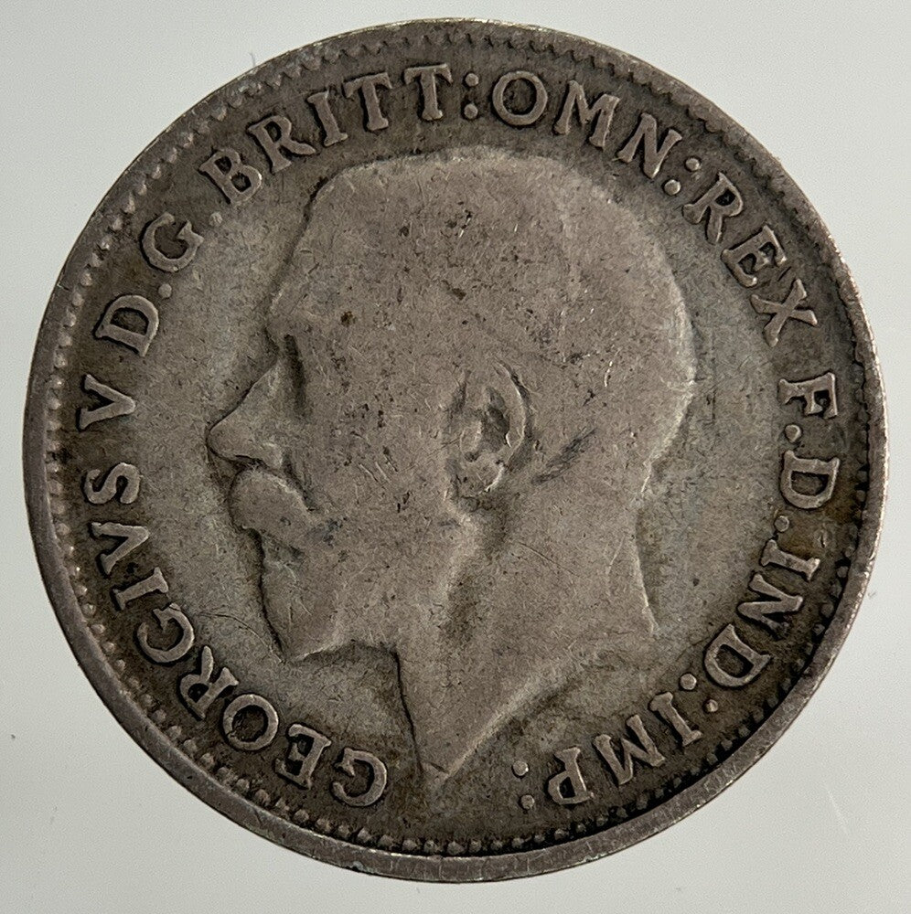 1918 George V Threepence Silver Coin | Fine Collectable Grade