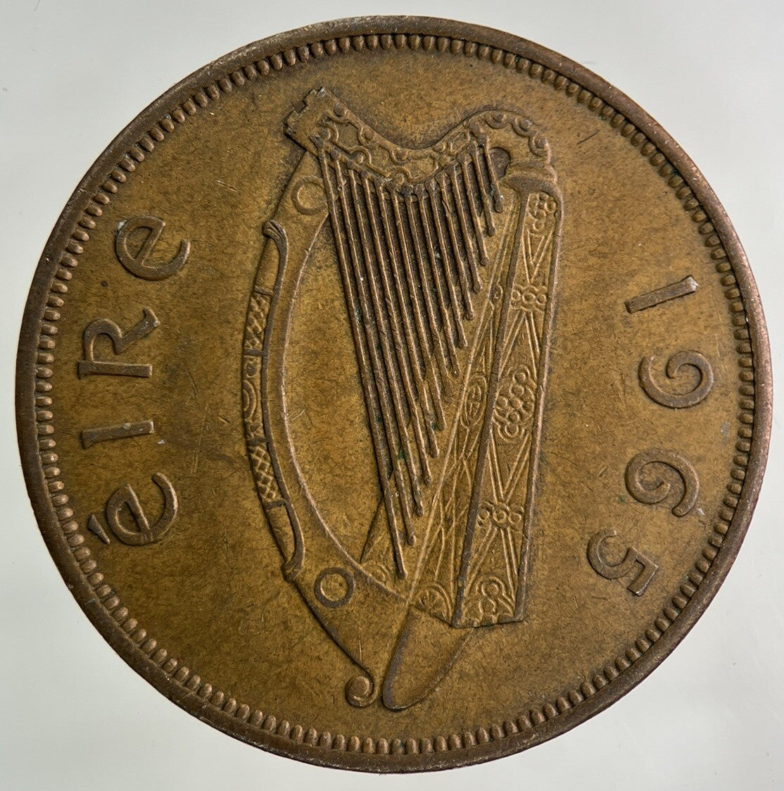 1965 Irish One Penny Coin | Fine Collectable Grade