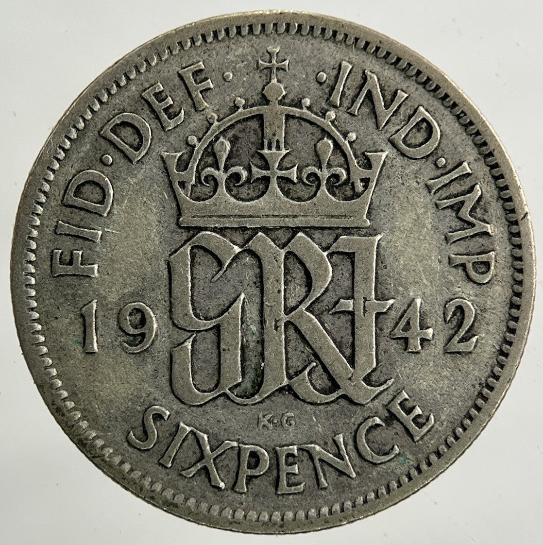 1942 George VI Sixpence Silver Coin | Collectable Grade
