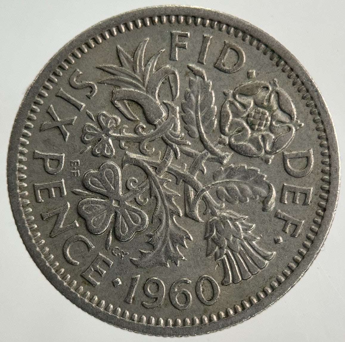1960 Elizabeth II 2nd Sixpence Coin | Fine Collectable Grade