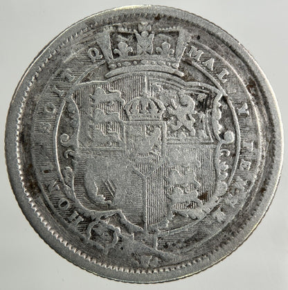 1817 George III 3rd Shilling Silver Coin | Fine Collectable Grade