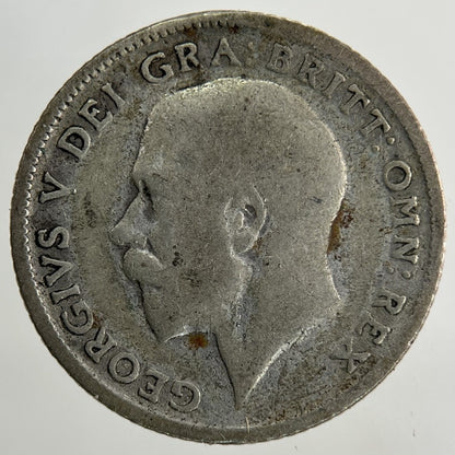 1924 George V Sixpence Silver Coin | Fair Grade