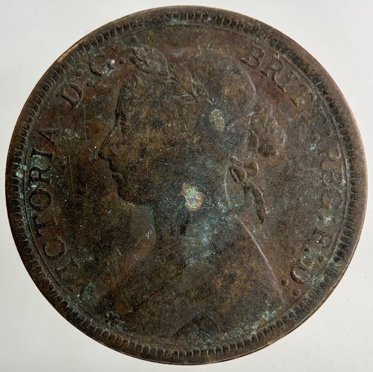 1887 Victoria Half - Penny Coin | Fine Collectable Grade