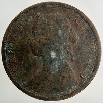 1887 Victoria Half - Penny Coin | Fine Collectable Grade