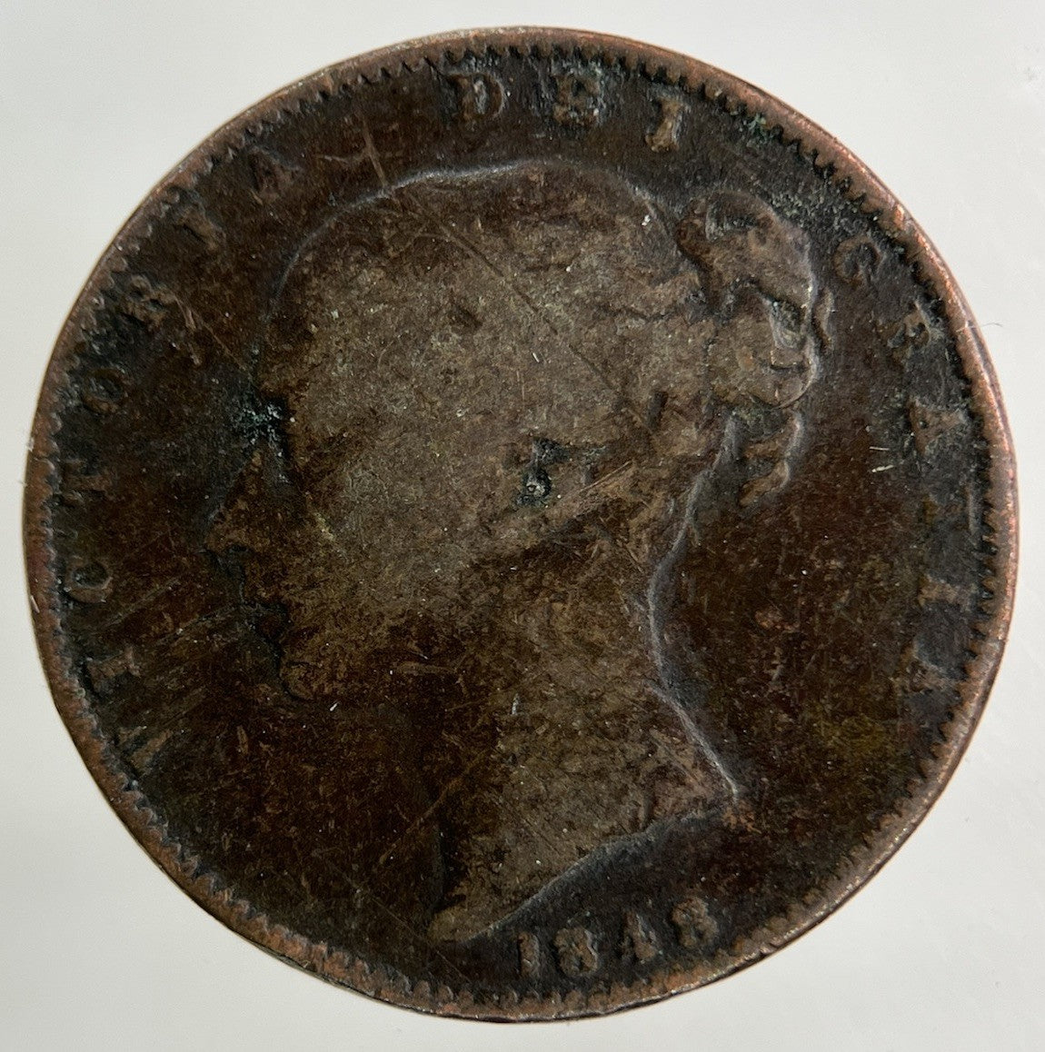 1848 Victoria Farthing Coin | Collectable Grade