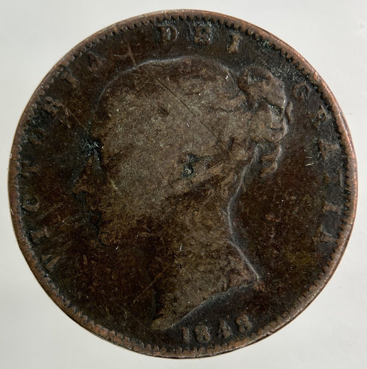 1848 Victoria Farthing Coin | Collectable Grade