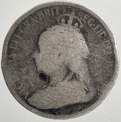1901 Cyprus Nine 3 Piastres Silver Coin | Collectable Grade | a9333
