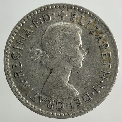 1955 Australia Threepence Silver Coin | Fine Collectable Grade