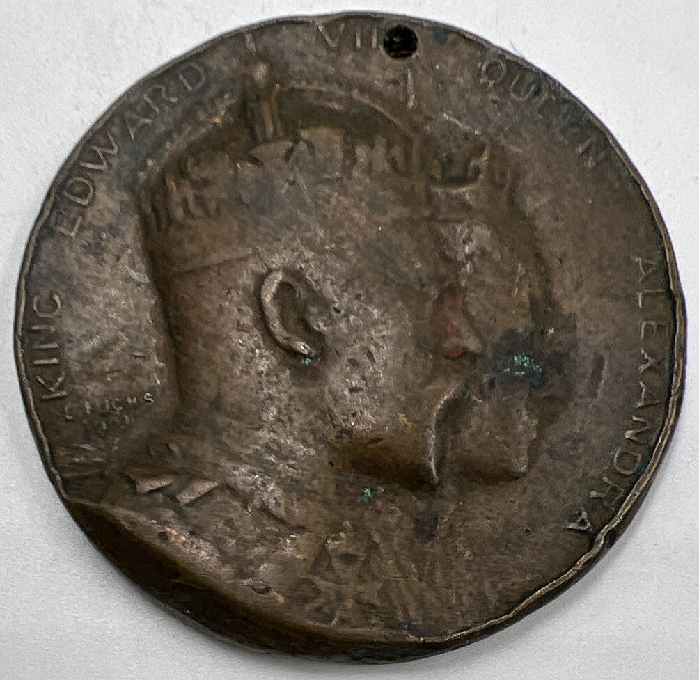 1902 Newcastle Upon Tyne Edward VII Coronation Medal | Collectable Grade | a561