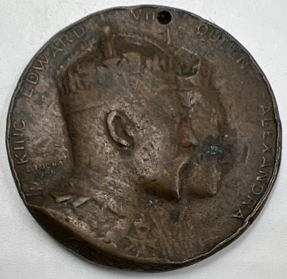 1902 Newcastle Upon Tyne Edward VII Coronation Medal | Collectable Grade | a561