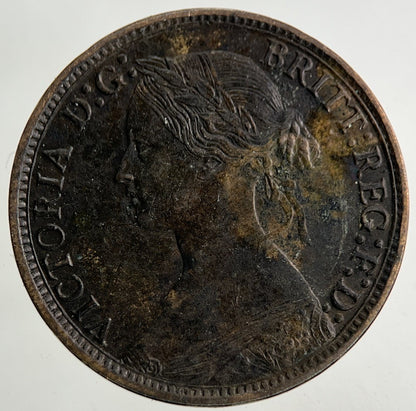 1866 Victoria Farthing Coin | Very High Grade