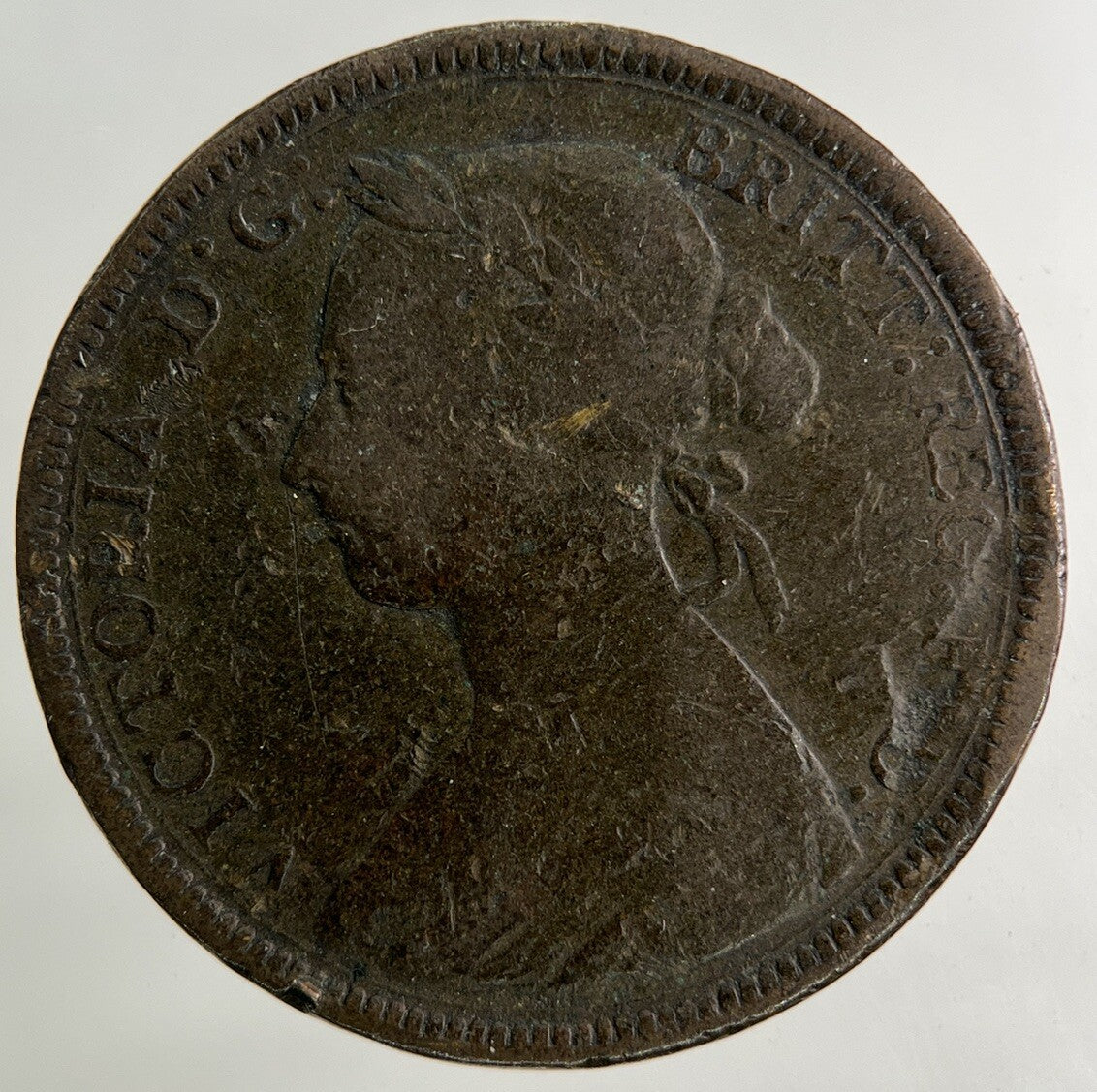 1886 Victoria Half - Penny Coin | Collectable Grade