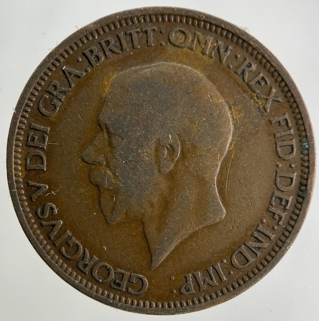 1930 George V Half - Penny Coin | Fine Collectable Grade