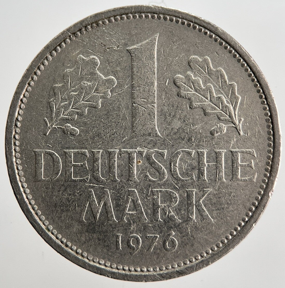 1976 - F Germany 1 One Mark Coin | Fine Collectable Grade | a2528