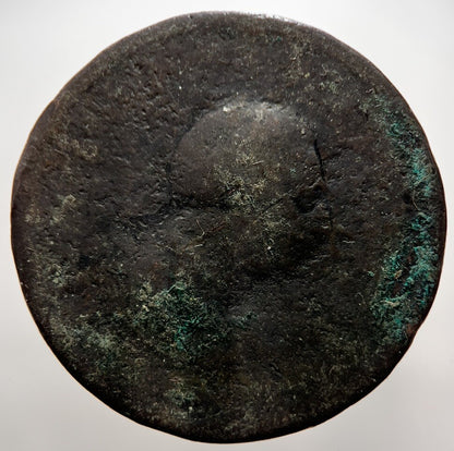 1799 George 3rd III Half - Penny British Coin | Worn Grade