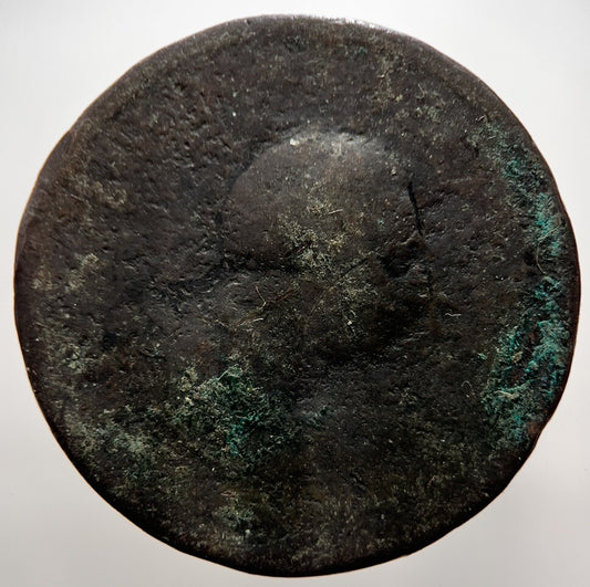 1799 George 3rd III Half - Penny British Coin | Worn Grade