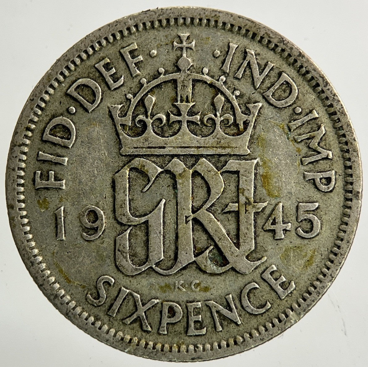 1945 George VI Sixpence Silver Coin | Collectable Grade