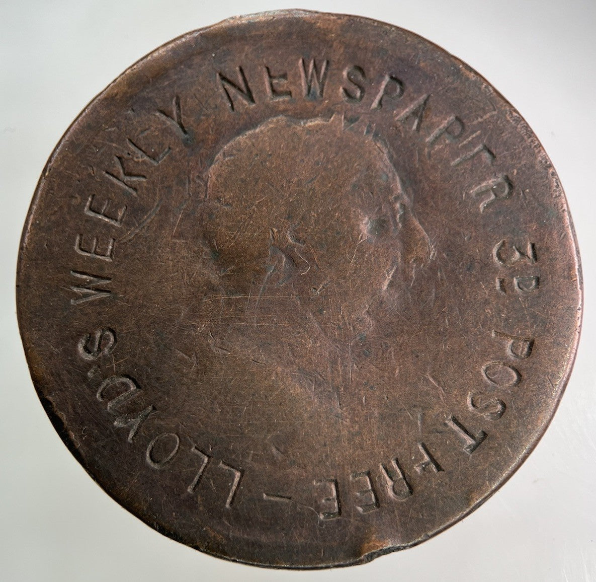 British Stamped George III 3rd One Penny Coin | Fair Grade