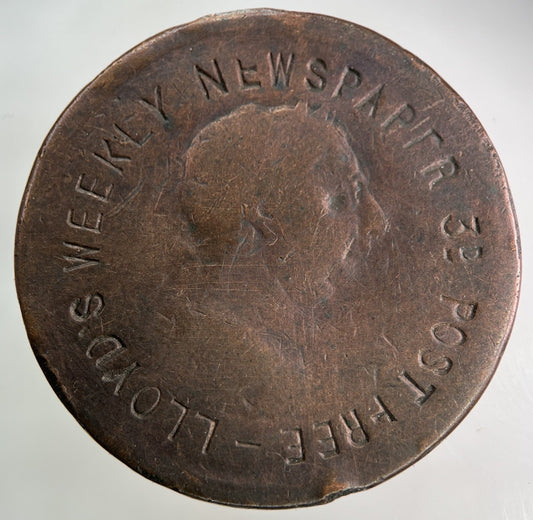 British Stamped George III 3rd One Penny Coin | Fair Grade