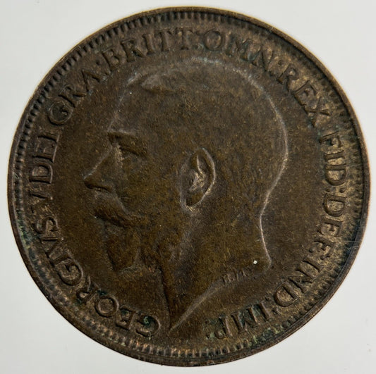 1925 George V Farthing Coin | Fine Collectable Grade