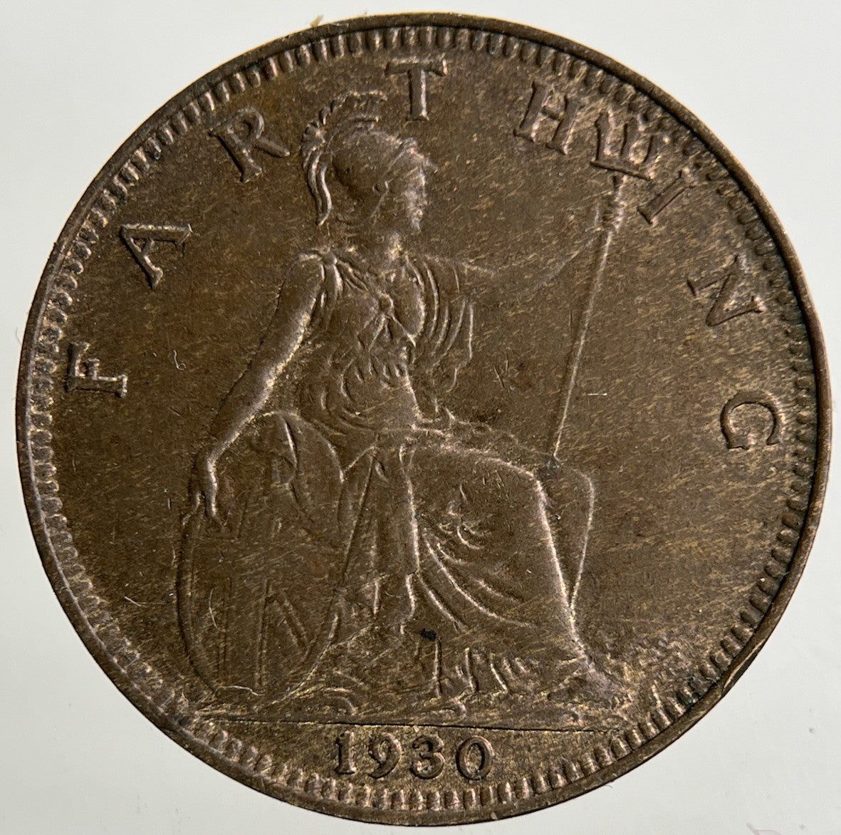 1930 George V Farthing Coin | Fine Collectable Grade