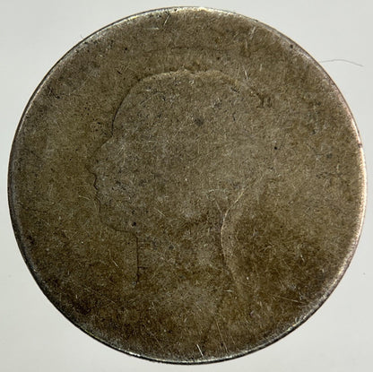 British Victoria Groat Four - Pence Silver Coin | Worn Grade