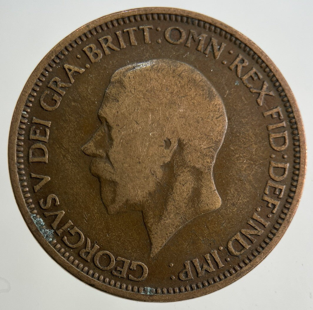 1929 George V Half - Penny Coin | Collectable Grade