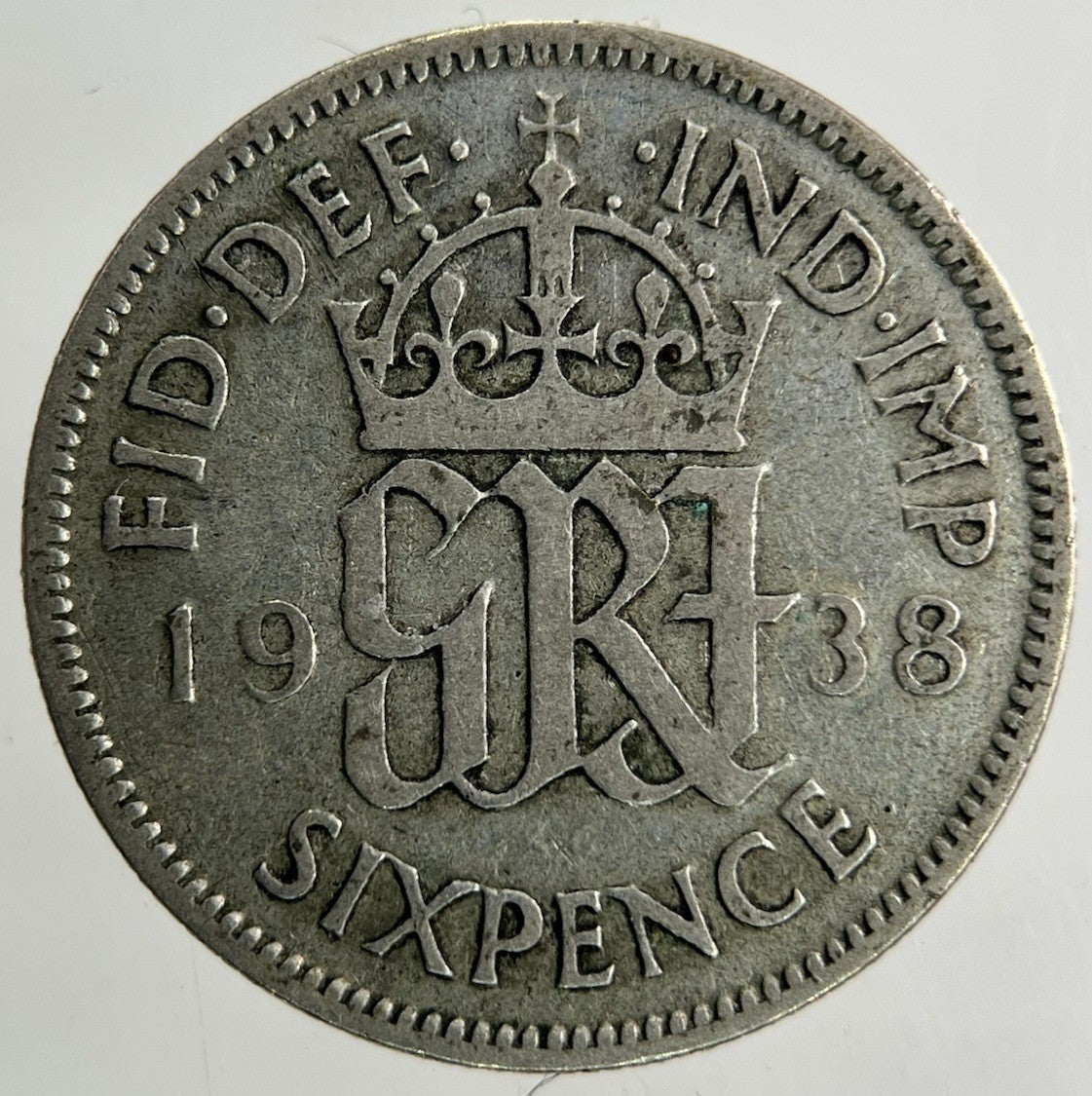 1938 George VI Sixpence Silver Coin | Collectable Grade