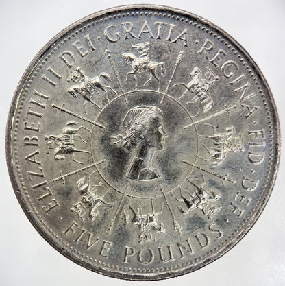 1993 Elizabeth II 2nd 40th Anniversary Crown Coin | Very High Grade | a4140
