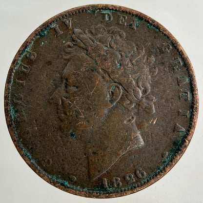 1826 George IV Farthing Coin | Collectable Grade
