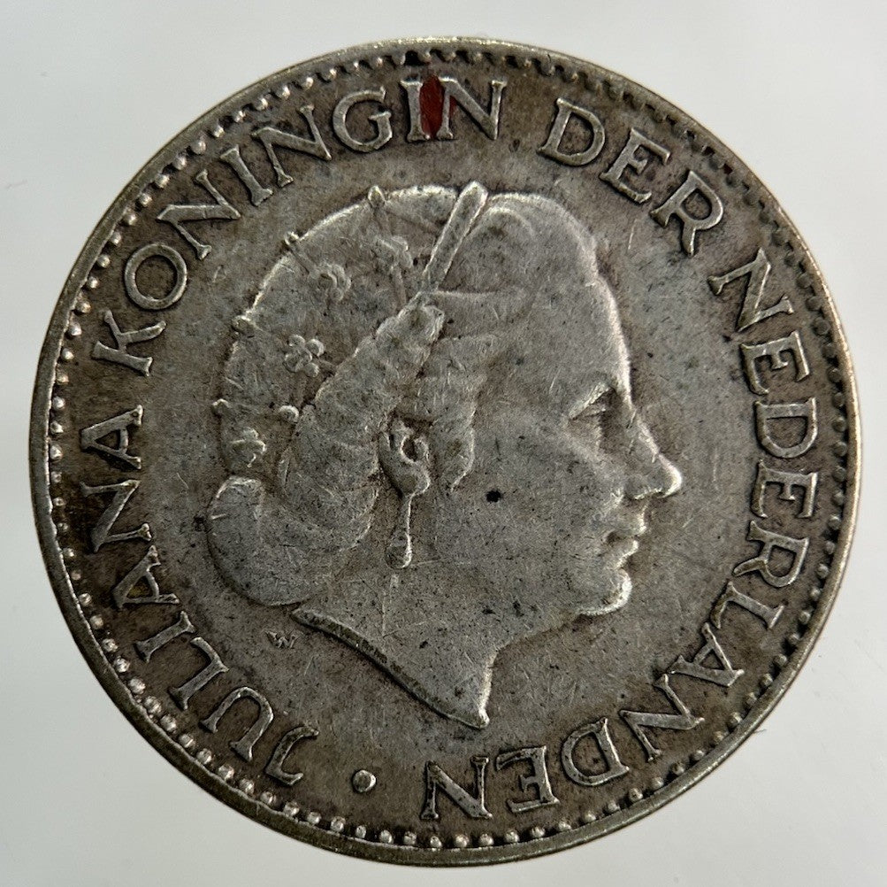 1956 Netherlands 1 Gulden Silver Coin | Fine Collectable Grade