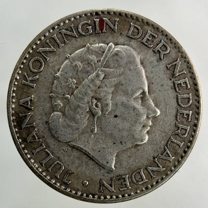 1956 Netherlands 1 Gulden Silver Coin | Fine Collectable Grade