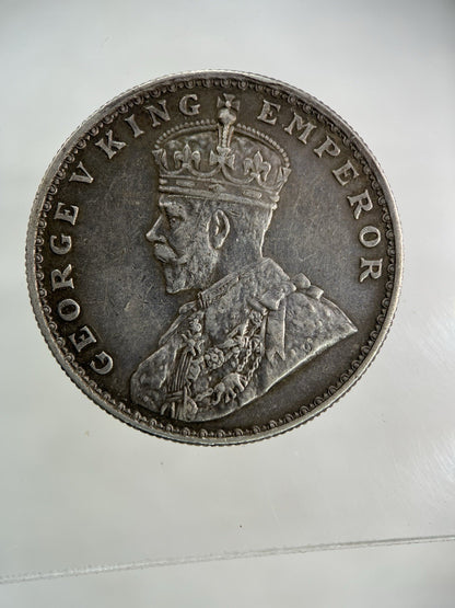 1918 India One Rupee Silver Coin | Very High Grade