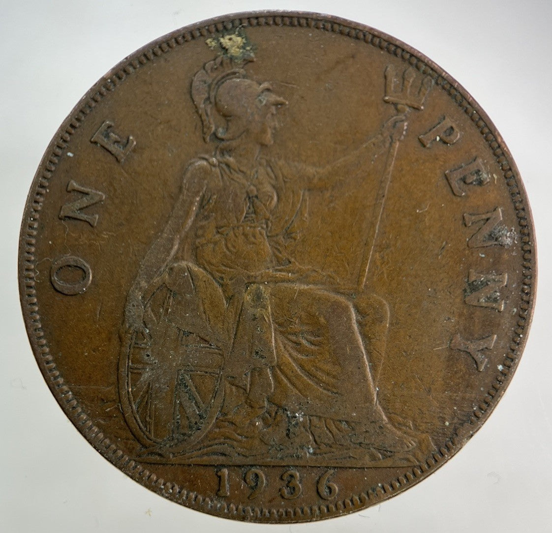 1936 George V One Penny Coin | Fine Collectable Grade