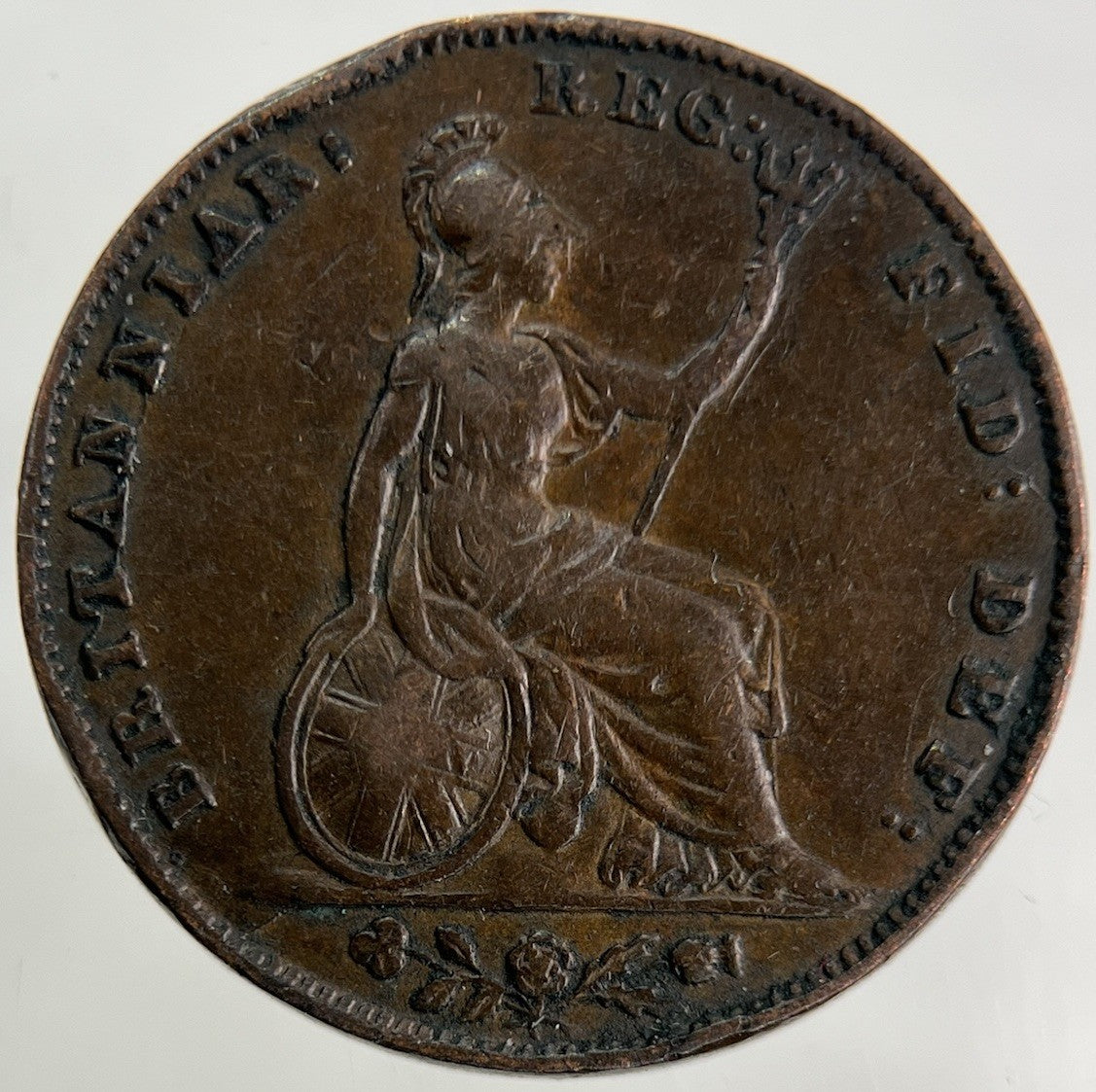 1853 Victoria Farthing Coin | Very High Grade