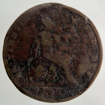 British Victoria Farthing Coin | Worn Grade