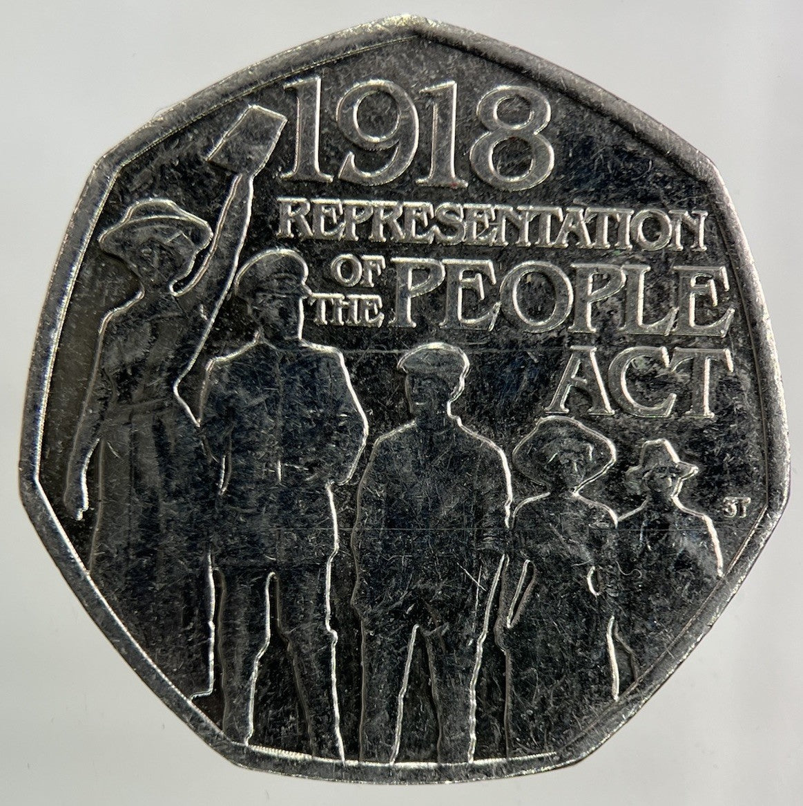 2018 Representation Of The People Act 50p Fifty - Pence Coin | Collectable Grade