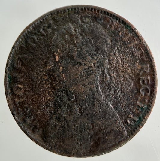 1861 Canada Nova Scotia Half Cent Coin | Fair Grade