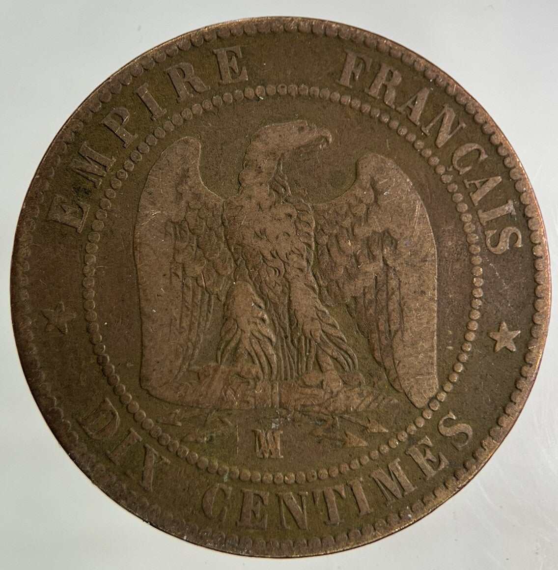 1855 France 10 Centimes Coin | Collectable Grade