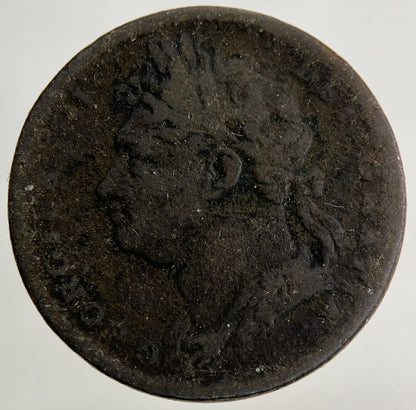 British George IV Farthing Coin | Fair Grade